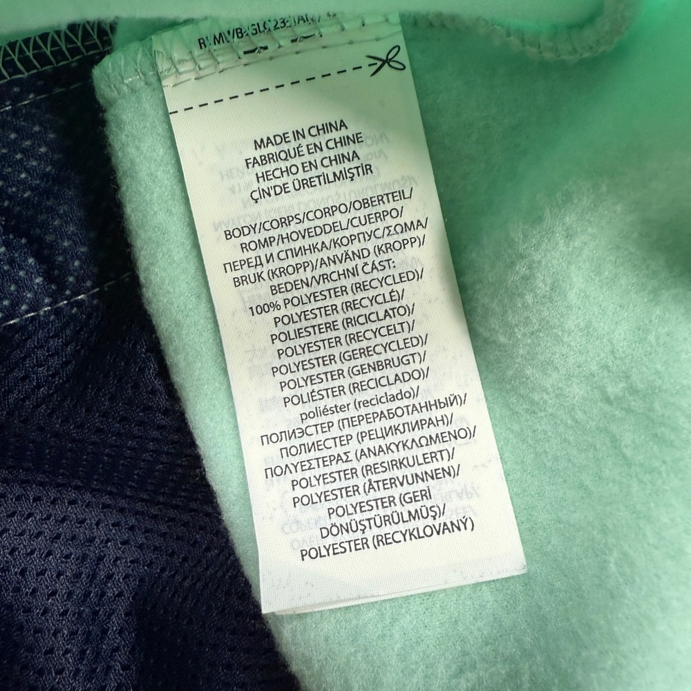 RLX Ralph Lauren Golf Fleece Jacket Full Zip Mint Green Blue Mens Size Large NEW - Picture 7 of 8